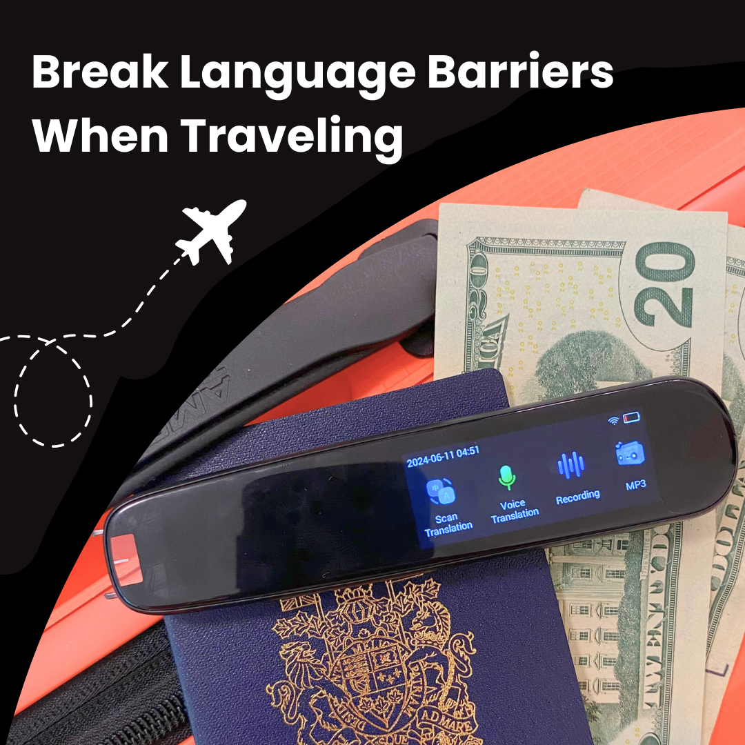 Smart Portable Instant Voice Translator Pen - Scan, Read, Translate Language