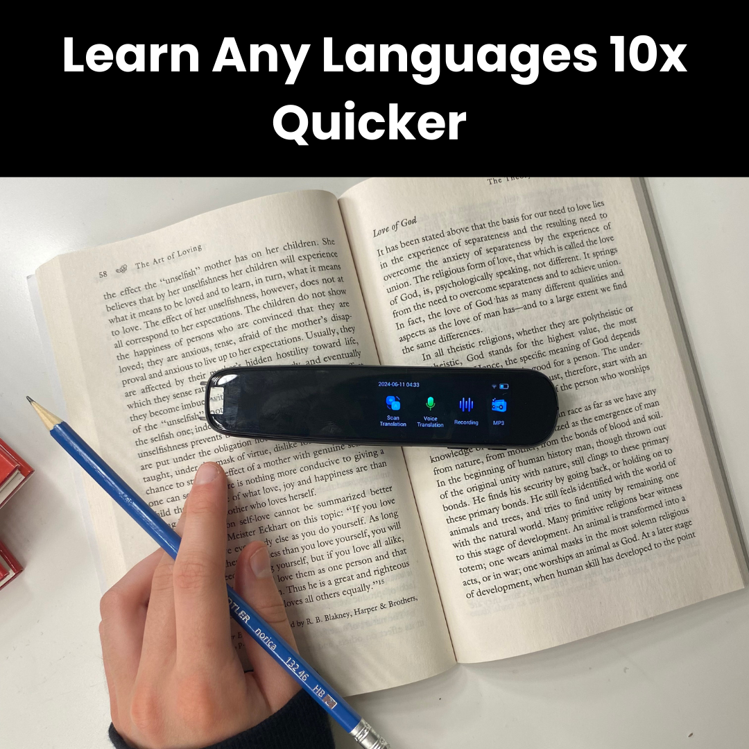 Smart Portable Instant Voice Translator Pen - Scan, Read, Translate Language
