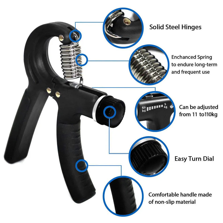 Adjustable Resistance Hand Gripper