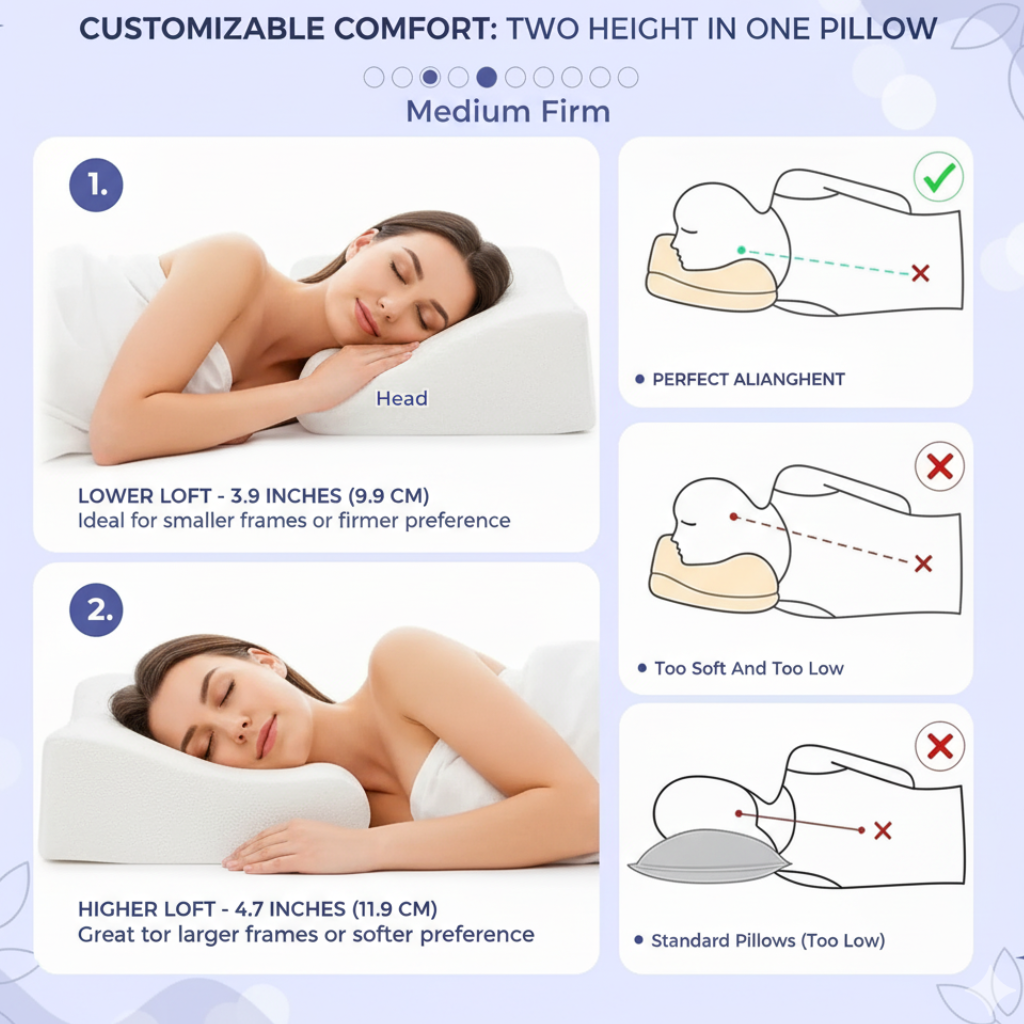 Orthopaedic Neck & Shoulder Support Pillow