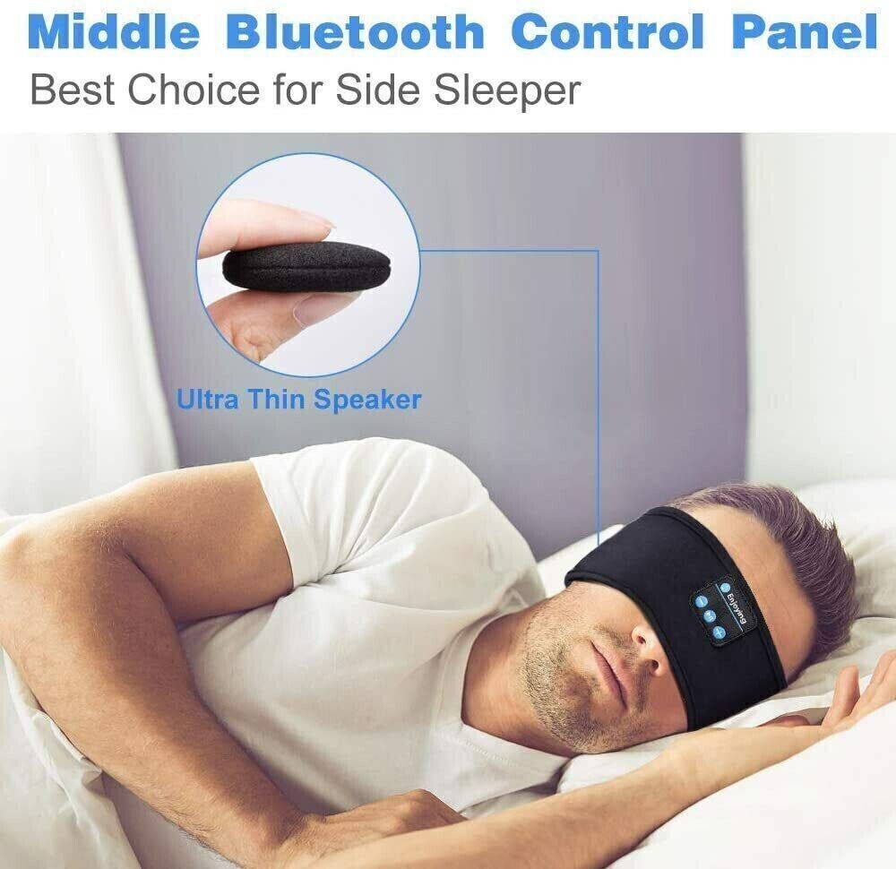 Sleep Headphones Bluetooth Sports Headband Headphones with HD Stereo