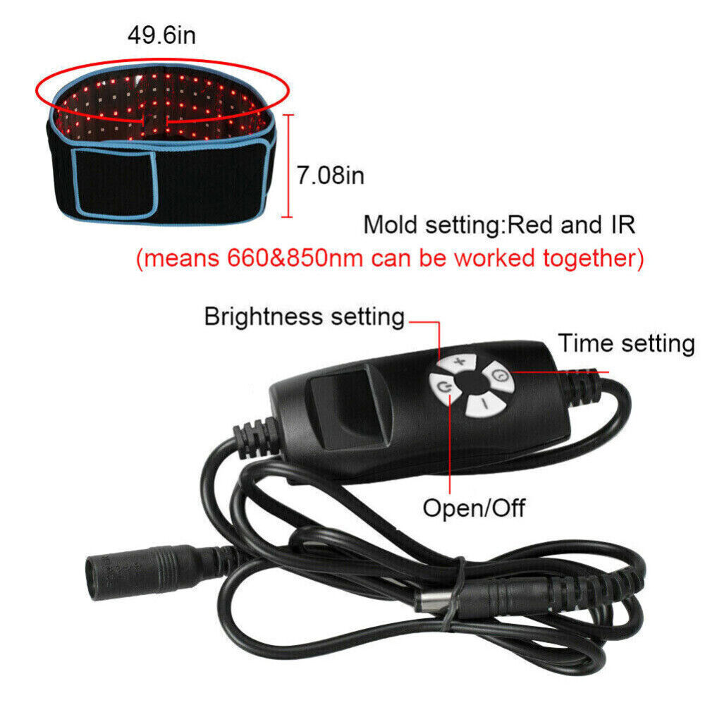 Red Light Therapy Slimming Belt