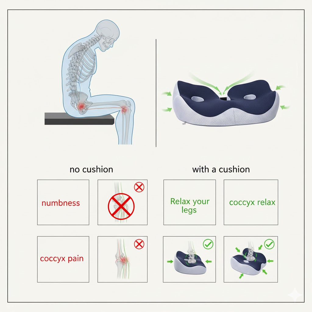 Sciatica Relief Seat Cushion